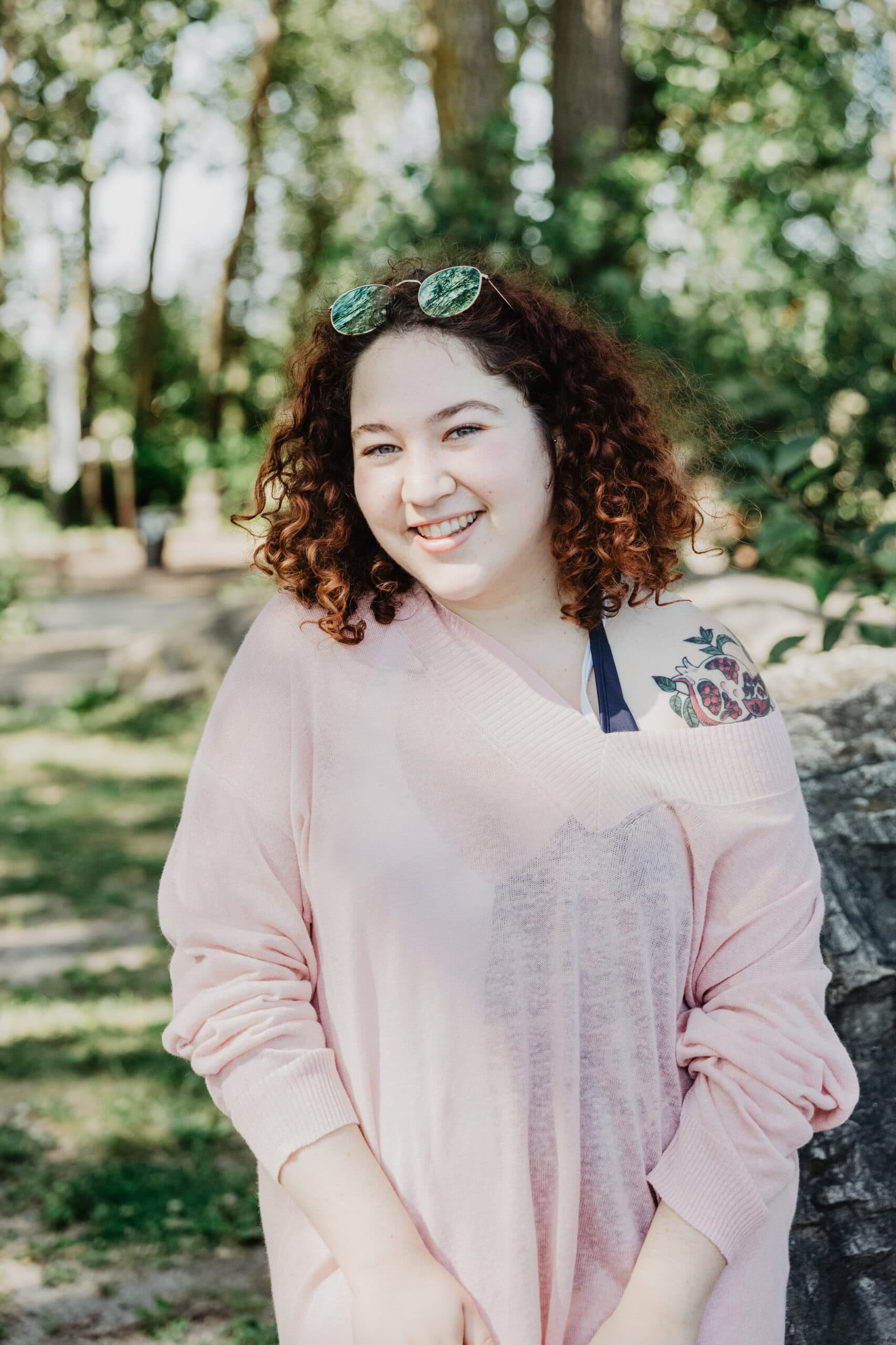 A smiling student